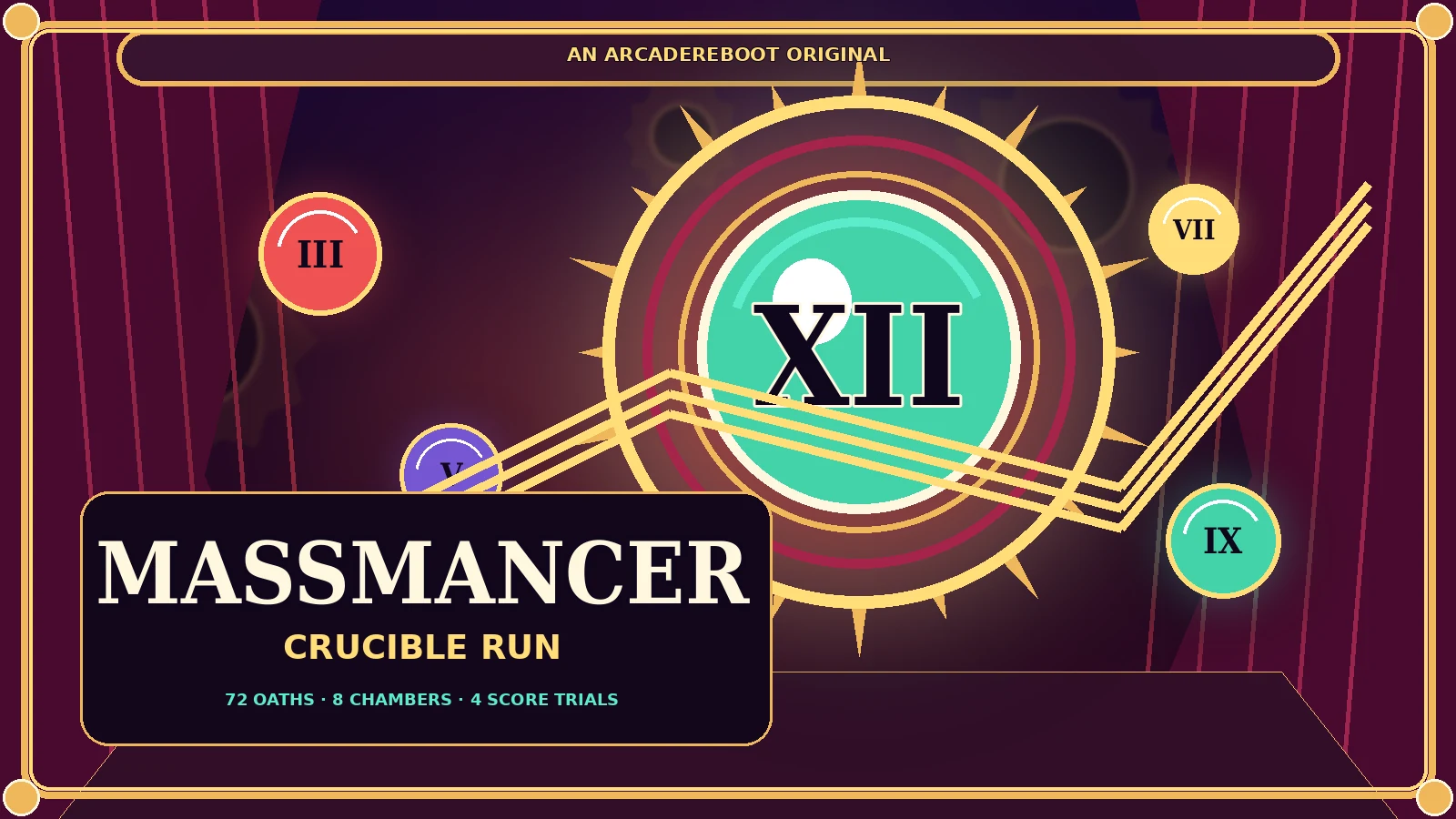 MASSMANCER: Crucible Run game artwork